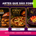 Eu vou criar 10 artes para seu delivery