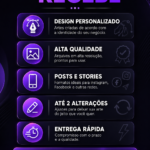 Eu vou criar artes profissionais para suas redes sociais