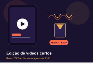Eu vou editar seu vídeo curto para Reels, TikTok ou Shorts