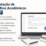 Eu vou fazer Formatação de Trabalhos Acadêmicos — ABNT