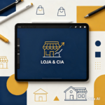 Eu vou Fazer logos de lojas e empresas.