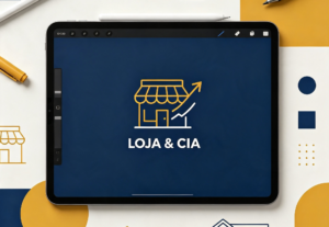 Eu vou Fazer logos de lojas e empresas.