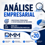 Eu vou fazer uma análise da sua empresa e sugerir melhorias