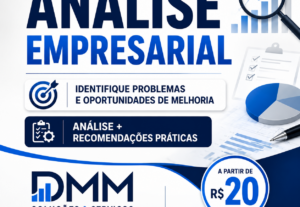 Eu vou fazer uma análise da sua empresa e sugerir melhorias