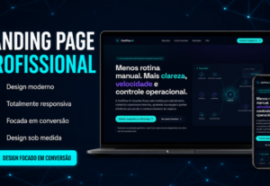 Eu vou criar uma landing page profissional e responsiva