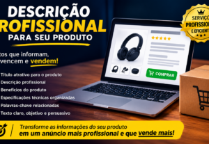 Eu vou criar uma descrição profissional para seu produto