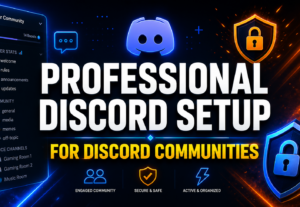 Eu vou criar um servidor profissional de Discord completo