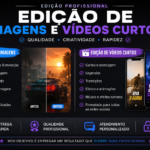 Eu vou fazer edição de imagens e vídeos curtos.