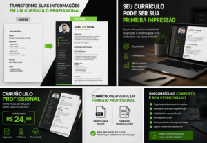 Eu vou criar seu currículo profissional e otimizado