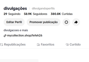 Eu vou fazer divulgação em minhas redes com 60 mil seguidore...