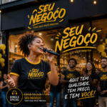 Eu vou criar o jingle comercial para o seu negócio