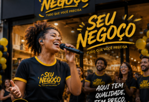 Eu vou criar o jingle comercial para o seu negócio