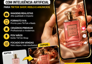 Eu vou Criar criativo de produto com ia para tiktok shop