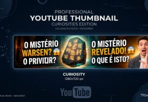 Eu vou Criar 3 thumbnails profissionais para YouTube