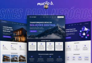 Eu vou criar seu site, landing page ou loja virtual