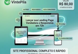 Eu vou criar seu site profissional responsivo