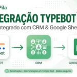 Eu vou fazer integração do seu quiz typebot com crm e planil...