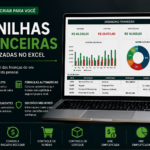 Eu vou criar planinha financeira personalizada no Excel