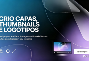 Eu vou fazer logotipo capas e banners
