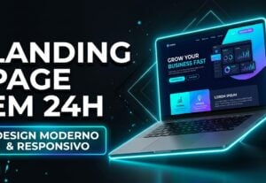 Eu vou criar uma landing page moderna e responsiva em 24 hor...
