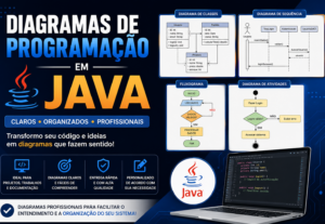 Eu vou criar diagramas de programação em Java