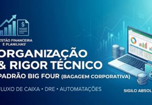 Eu vou criar ou organizar sua planilha financeira gerencial