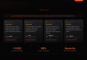 Eu vou Criar um site profissional moderno e responsivo