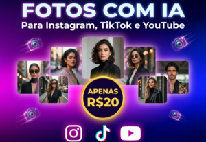 Eu vou Fazer fotos para a sua rede social utilizando IA
