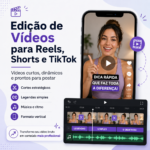 Eu vou editar vídeos curtos para Reels, Shorts e TikTok