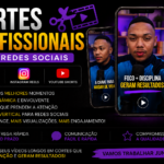 Eu vou Criar corte profissionais para rede sociais