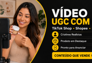 Eu vou criar um vídeo UGC com IA para seu produto