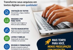 Eu vou Fazer sua Digitação Rápida e Profissional.