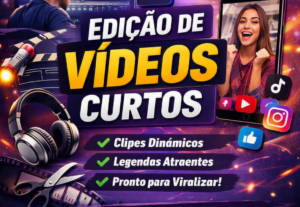 Eu vou fazer vídeos longos em curtos prontos para redes soci...
