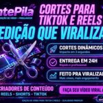 Eu vou Fazer Cortes Profissionais para Reels, TikTok e Short...