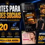 Eu vou criar artes profissionais para suas redes sociais