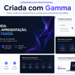 Eu vou criar sua apresentação profissional utilizando o Gamm...