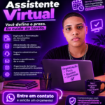 Eu vou ser seu assistente virtual.