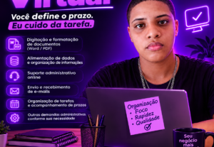 Eu vou ser seu assistente virtual.