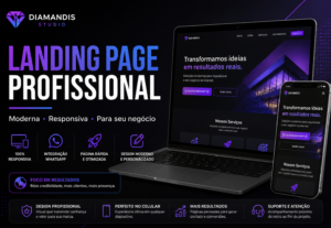 Eu vou criar uma landing page profissional e responsiva