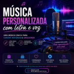 Eu vou criar uma música personalizada com letra e voz