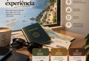 Eu vou organizar o seu roteiro de viagem em PDF