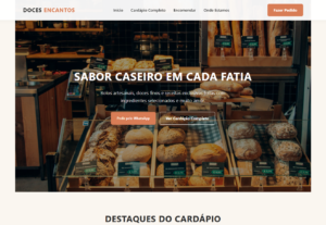 Eu vou criar o site personalizado para seu negócio