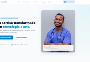 Eu vou criar um site profissional, moderno e responsivo