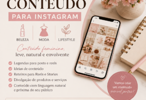 Eu vou Crio conteúdo feminino para Instagram, moda, beleza