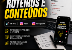 Eu vou criar textos, roteiros e conteúdos profissionais para
