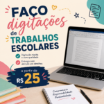 Eu vou fazer seu trabalho de digitação