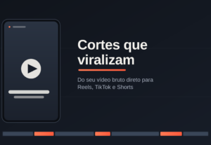 Eu vou Fazer cortes virais para Reels, TikTok e Shorts