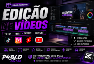 Eu vou Editar seu video profissionalmente