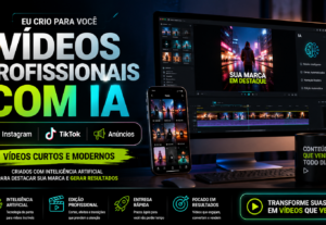 Eu vou Criar Vídeos Profissionais com IA