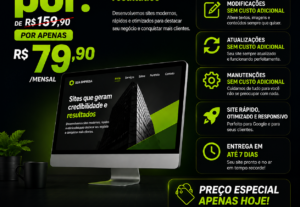Eu vou fazer o site da sua empresa/produto/serviço